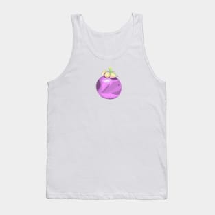 Mangosteen Pixel art, Cute Mangosteen fruit, Thai fruit Tank Top